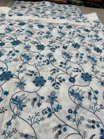 Faiza Saqlain sky white lawn 2026