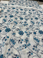 Faiza Saqlain sky white lawn 2026