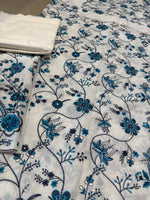 Faiza Saqlain sky white lawn 2026