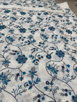 Faiza Saqlain sky white lawn 2026
