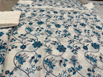Faiza Saqlain sky white lawn 2026