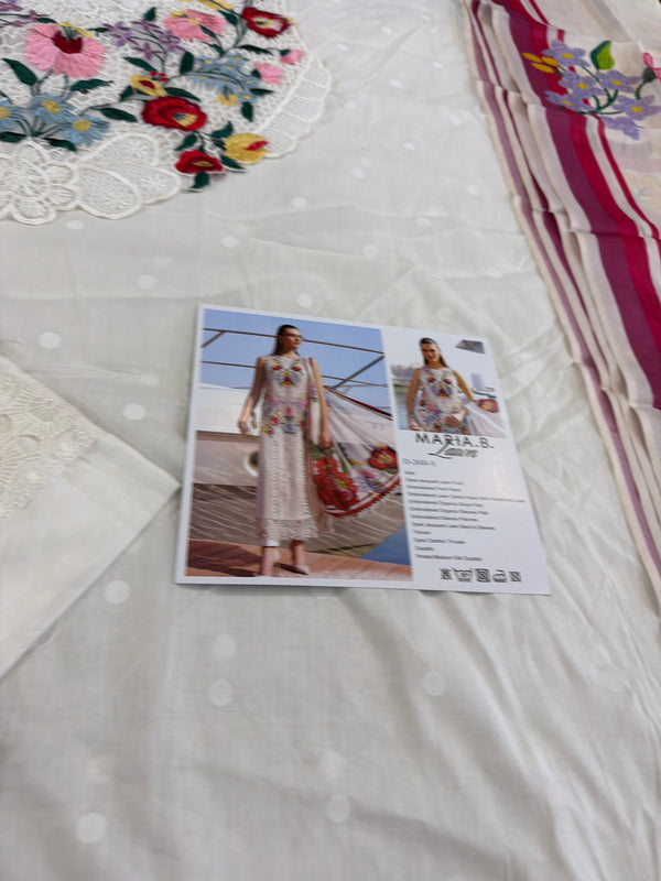 Maria B white multi lawn 2026