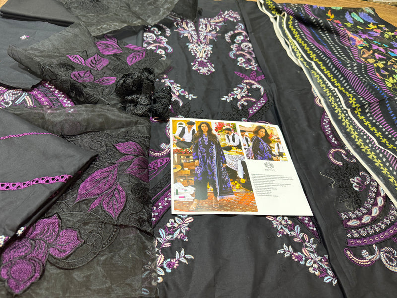 Mushq black purple lawn ft. Sonam Bajwa