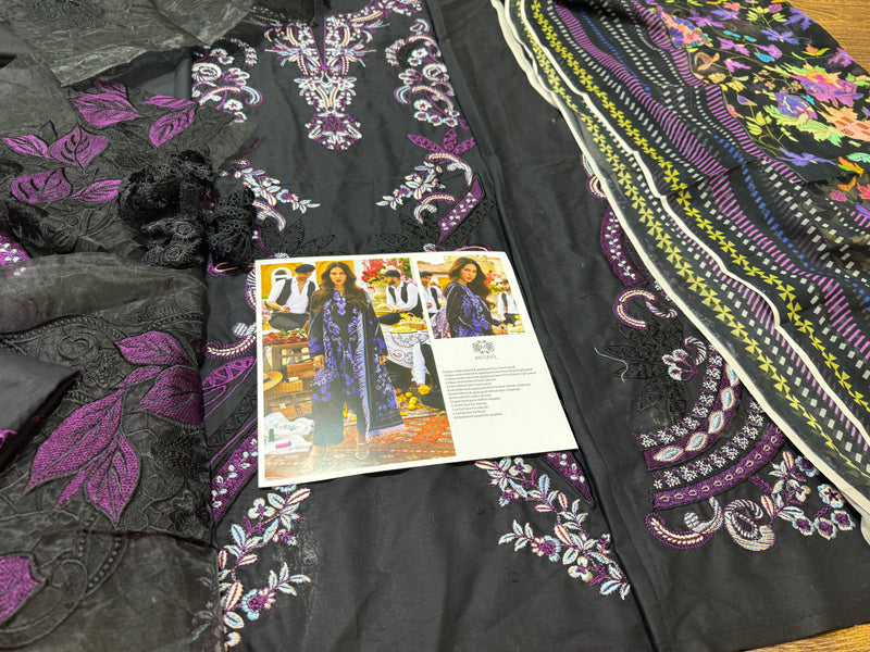 Mushq black purple lawn ft. Sonam Bajwa