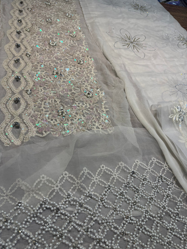 Maria b white Mbroided collection 2025