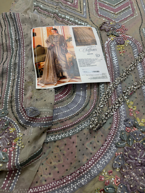 Maria B chiffon wedding edition