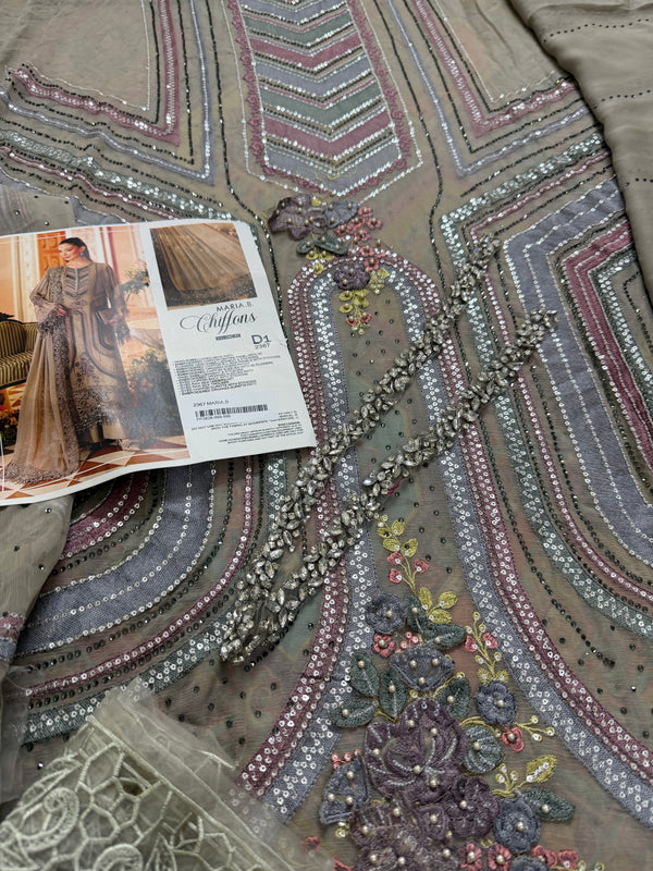 Maria B chiffon wedding edition