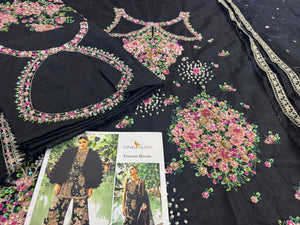 Zainab Salman black wedding edition