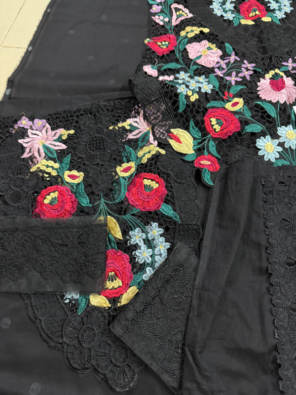 Maria B black multi lawn 2026