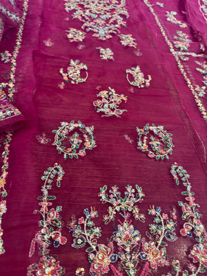 Hussain rehar meroon  wedding edition