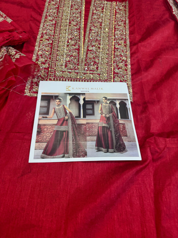 kanwal malik red wedding edition