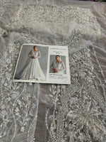 Ammara Khan white chiffon wedding edition