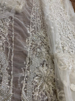 Ammara Khan white chiffon wedding edition
