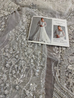 Ammara Khan white chiffon wedding edition