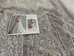 Ammara Khan white chiffon wedding edition