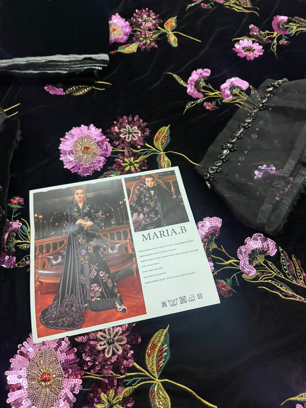 Maria B velvet d6 black edition