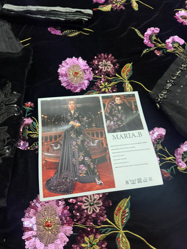 Maria B velvet d6 black edition