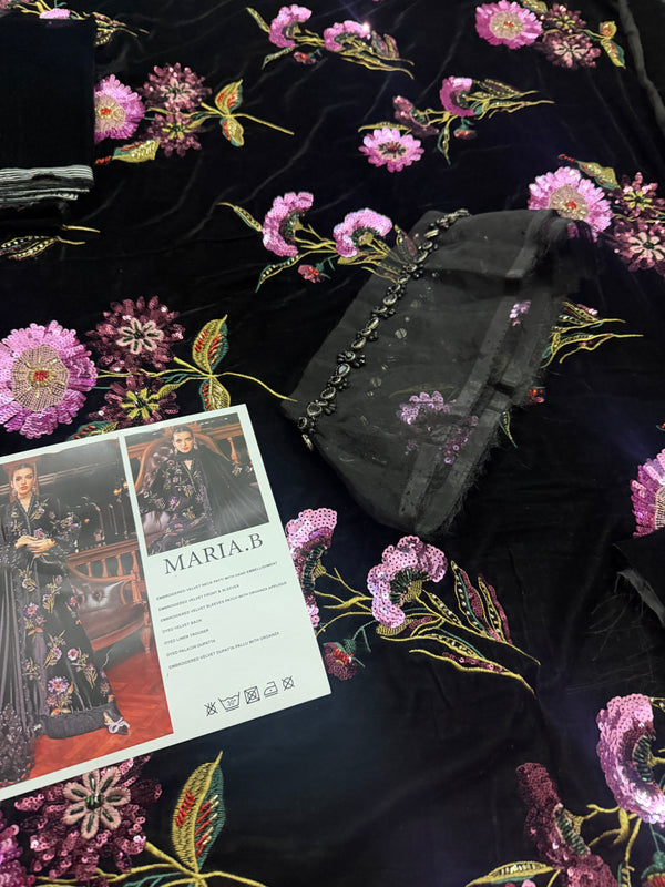 Maria B velvet d6 black edition