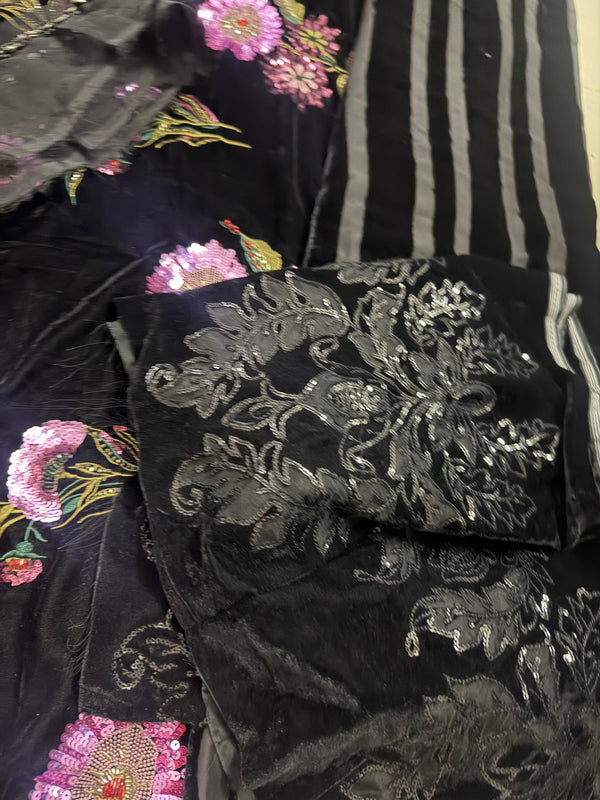 Maria B velvet d6 black edition