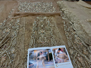 kanwal malik chiffon golden wedding edition