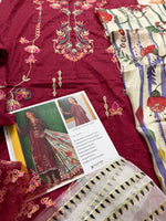 Farah talib aziz red lawn 2026