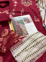 Farah talib aziz red lawn 2026