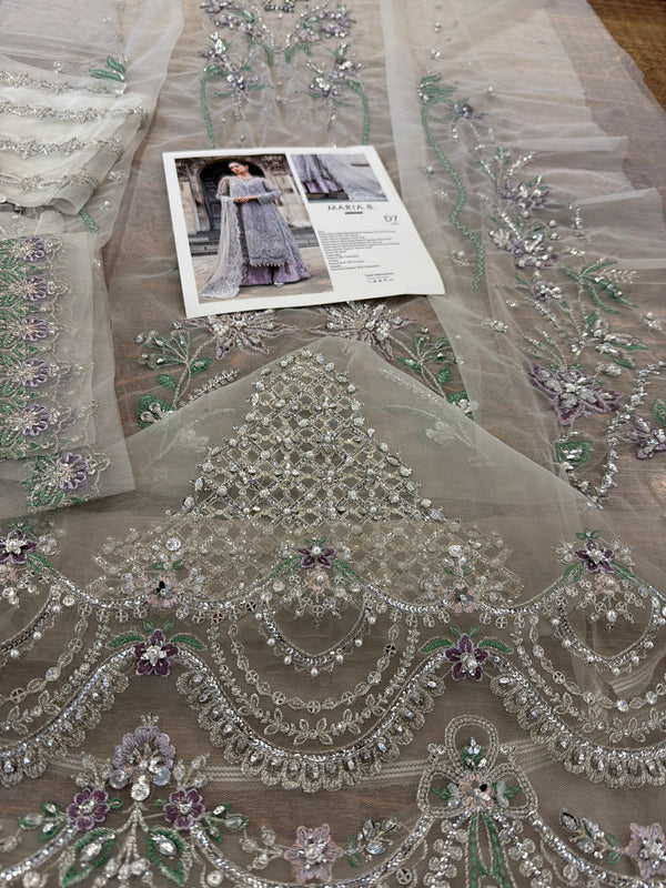 Maria B soriee lilac wedding edition