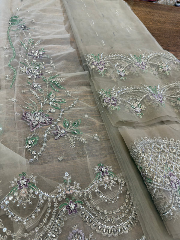 Maria B soriee lilac wedding edition