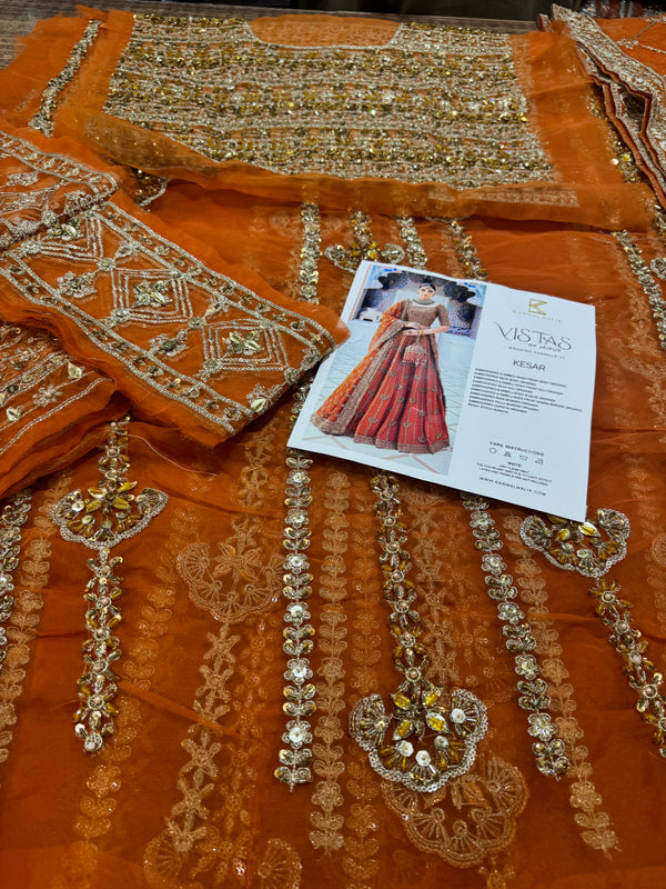 kanwal malik orange wedding edition