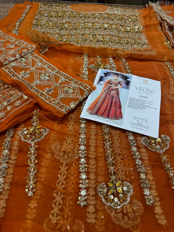 kanwal malik orange wedding edition