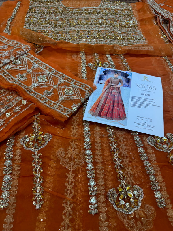 kanwal malik orange wedding edition