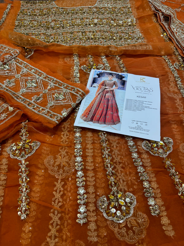 kanwal malik orange wedding edition