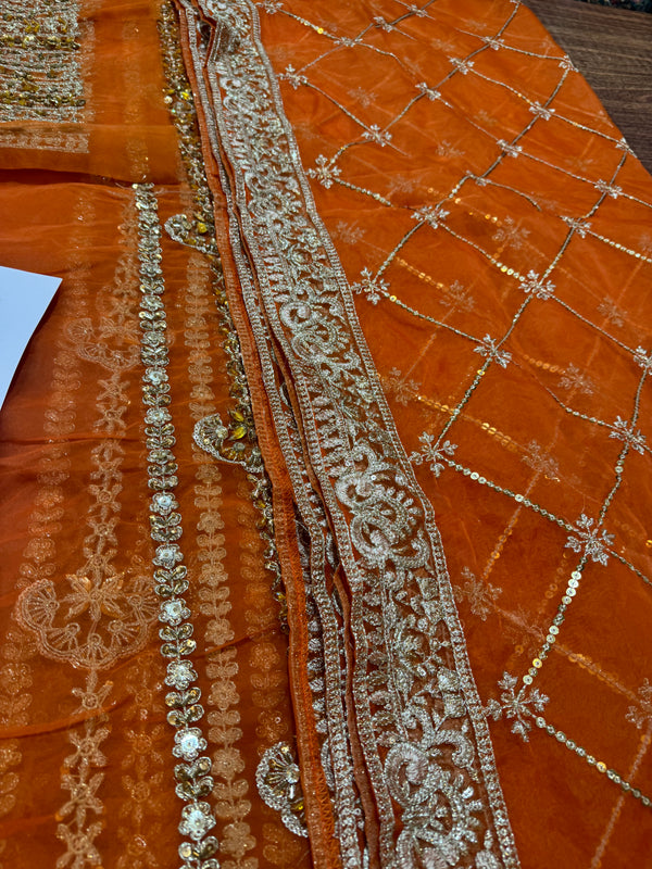 kanwal malik orange wedding edition