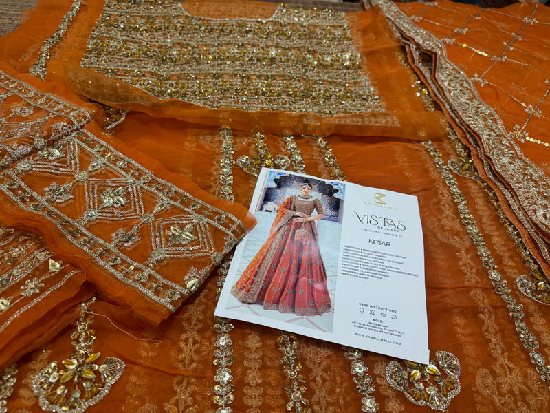 kanwal malik orange wedding edition