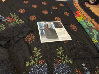 Maria b  black lawn 2026