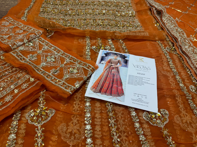 kanwal malik orange wedding edition