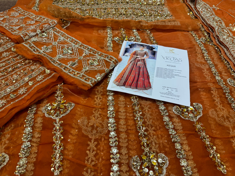 kanwal malik orange wedding edition