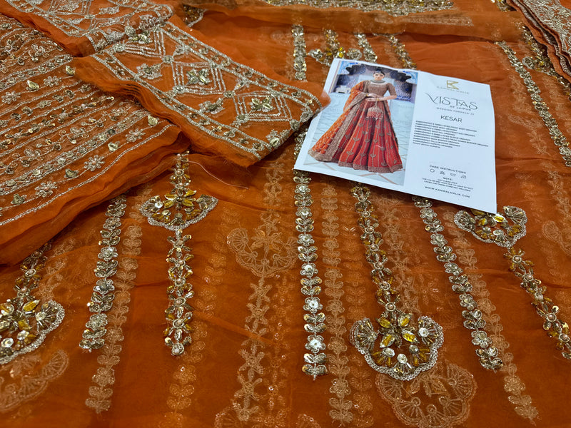 kanwal malik orange wedding edition