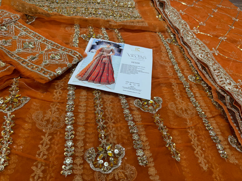 kanwal malik orange wedding edition