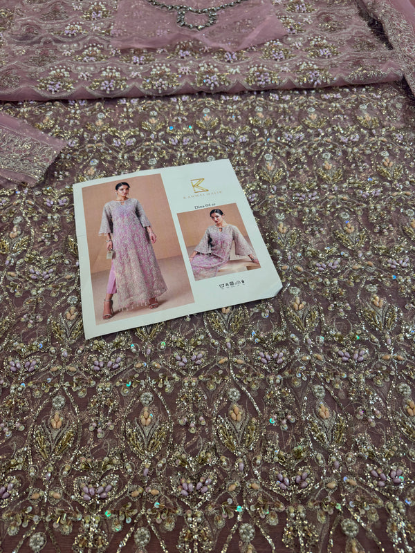 Kanwal Malik lilac bridal wedding edition