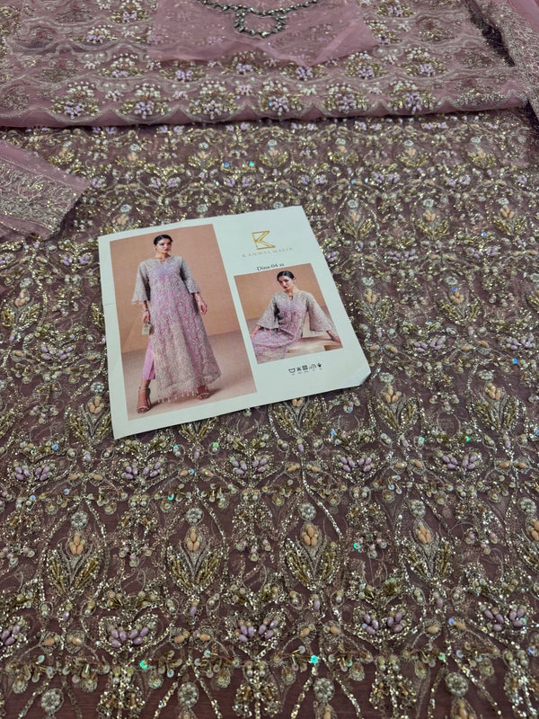 Kanwal Malik lilac bridal wedding edition