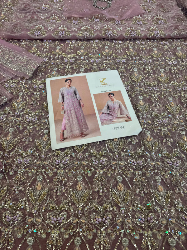 Kanwal Malik lilac bridal wedding edition