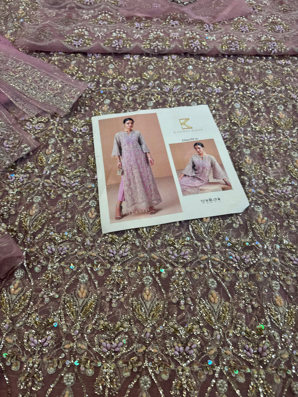 Kanwal Malik lilac bridal wedding edition
