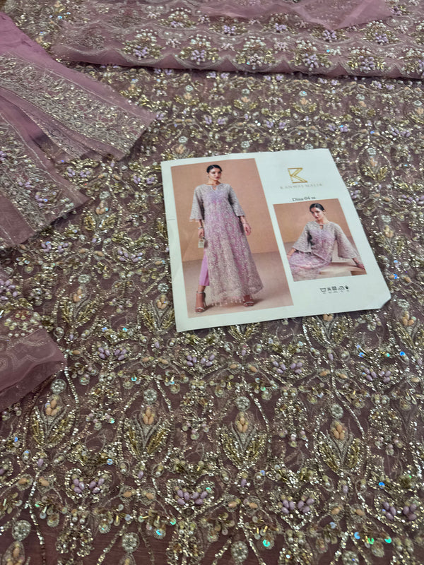 Kanwal Malik lilac bridal wedding edition