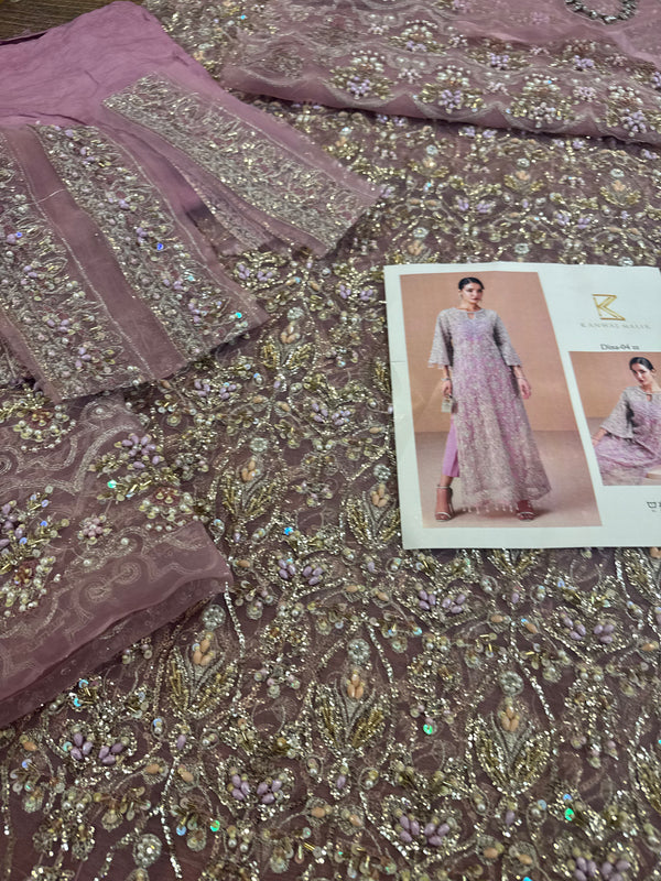 Kanwal Malik lilac bridal wedding edition