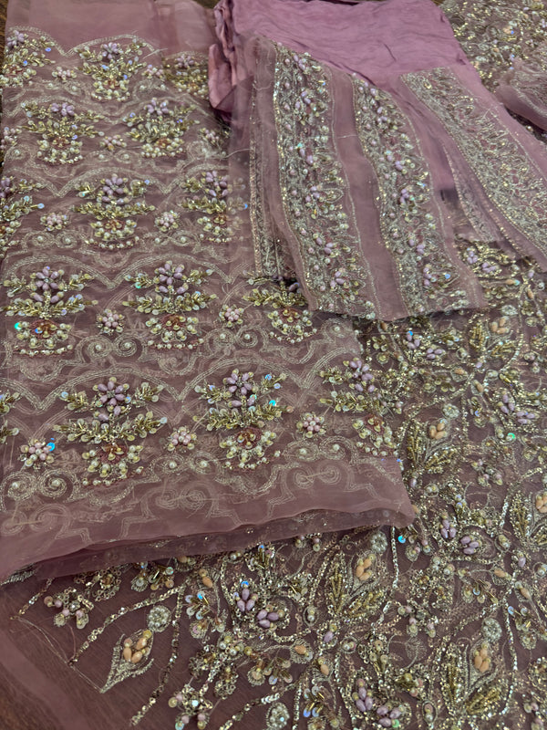 Kanwal Malik lilac bridal wedding edition