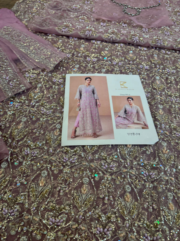 Kanwal Malik lilac bridal wedding edition