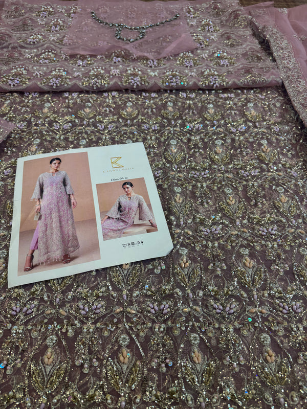 Kanwal Malik lilac bridal wedding edition