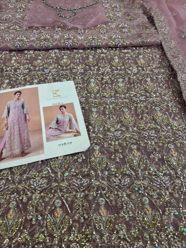 Kanwal Malik lilac bridal wedding edition