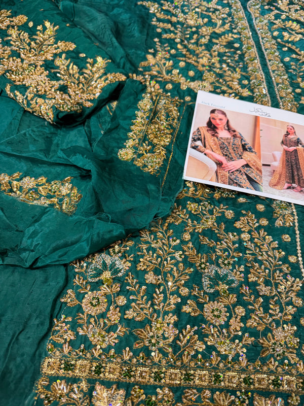 Haris Shakeel green wedding edition